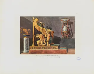 Sessel und Vase im Haus von C.D., aus 