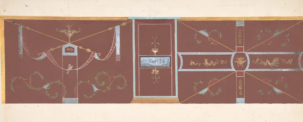 Entwurf für Wanddekoration