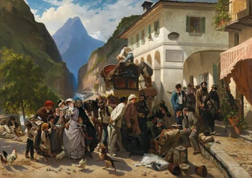 Zoll am Simplon, 1880