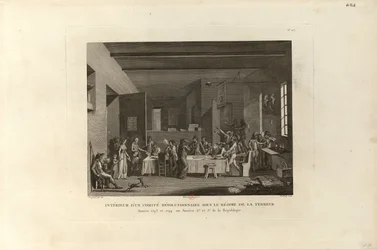 In einem revolutionären Komitee während der Schreckensherrschaft, 1802