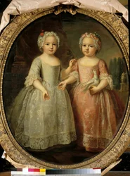 Porträts von Louise Elisabeth von Frankreich und Henriette von Frankreich, Töchter von Ludwig XV.