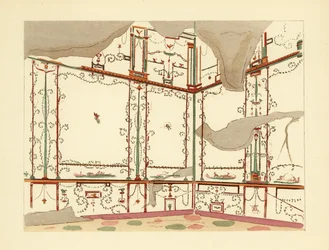 Exedra im Haus des Jahrhunderts, Pompeji