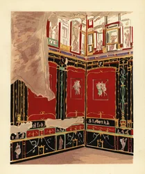 Exedra im Haus der Vettii, Pompeji