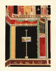 Tablinum im Haus von Marcus Lucretius Fronto, Pompeji