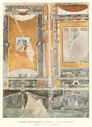 Dritter Dekorationsstil, Ägyptische Art, Haus von C Jugundus