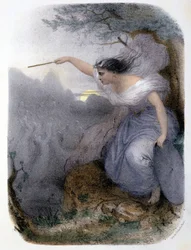 La Fée Willis - in "Les femmes mythologiques", von Mery und Foelix, ill. von G. Staal, ed. von Gouet