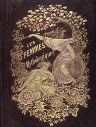 Mythologische Frauen - Umschlag von „Muses et Fées“, Zeichnung von G. Staal, von Mery und dem Grafen Foelix