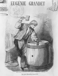 Vater Grandet, der Küfer, Illustration aus 