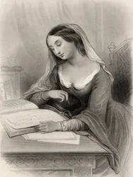 Heloise (1101-60) Illustration aus 