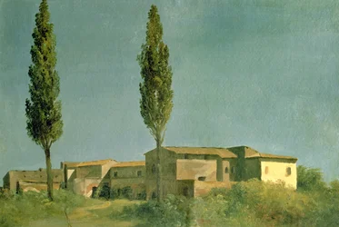 In der Villa Farnese: Die zwei Pappeln (um 1777)