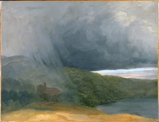 Gewitter am Seeufer