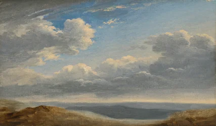 Studie von Wolken über der römischen Campagna, ca. 1782-85