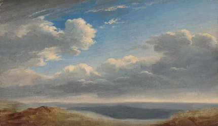 Studie von Wolken über der römischen Campagna, ca. 1782-1785