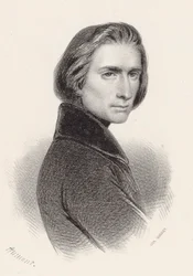 Porträt des Komponisten Franz Liszt 1811-1886