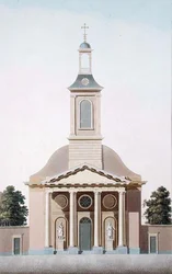 Kirche St. Willebrord in Den Haag, aus 