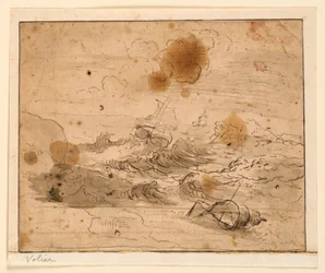 Stürmische Meereslandschaft