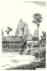 Die Türme von Angkor Wat