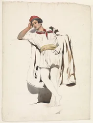 Stehender junger Mann