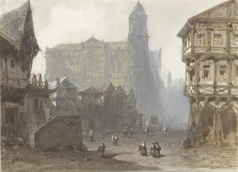 Der Alte Marktplatz in Rouen
