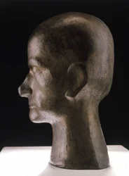 Büste von Baudelaire, Bronze