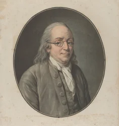 Porträt von Franklin, nach Vanloo
