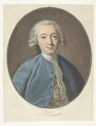 Porträt von Claude Adrien Helvétius