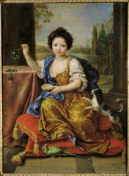 Anne de Bourbon, genannt Mademoiselle de Blois, Tochter von Ludwig XIV. und Mlle