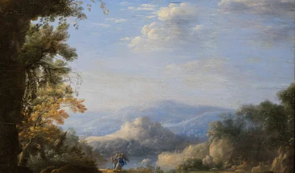 Landschaft mit Jakobs Kampf mit dem Engel