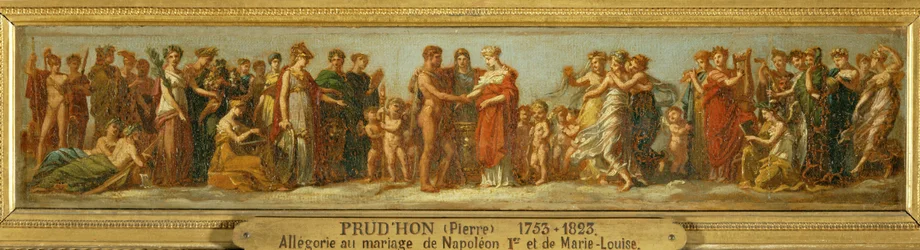 Hochzeit von Hebe und Herkules, Allegorie auf die Hochzeit von Napoleon I und Marie Louise