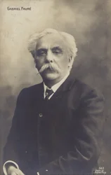 Gabriel Fauré, französischer Komponist, Organist, Pianist und Lehrer (1845-1924)