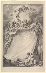Diplom der Freimaurer von Bordeaux, 1765-66.