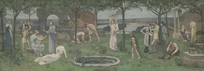 Inter artes et naturam Zwischen Kunst und Natur, ca. 1890-95