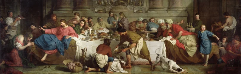 Das Gastmahl im Hause Simons, 1737