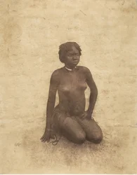 Junge Nuba-Frau, 1853-54