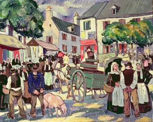 Markttag in der Bretagne