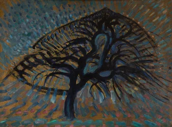 Apfelbaum, pointillistische Version