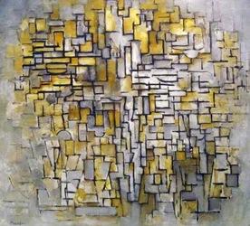 Komposition Nr. VII, 1913. von Piet Mondrian 1872 – 1944