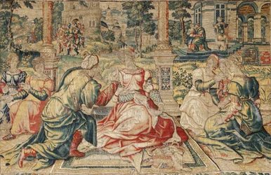 Mark Anton und Kleopatra Wandteppich