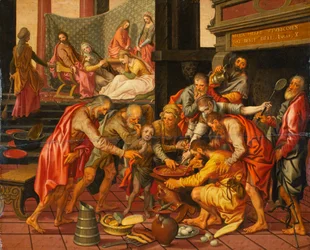 Christus im Haus von Marta und Maria