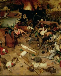 Der Triumph des Todes, Detail des Mittelteils, 1562