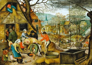 Die vier Jahreszeiten: Herbst, zweite Hälfte des 16. Jahrhunderts