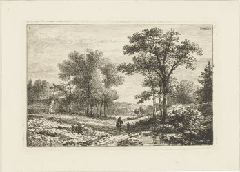 Landschaft mit Reiter