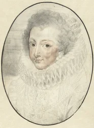 Porträt von Elisabeth, Gemahlin von Philipp IV. von Spanien