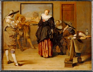 La Lecon de danse - Tanzstunde 1627