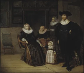 Porträt einer Familie, 1661