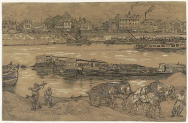 Ansicht des Seine-Ufers