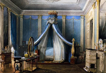 Schlafzimmer im Schloss Mannheim