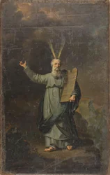Moses mit den Gesetzestafeln