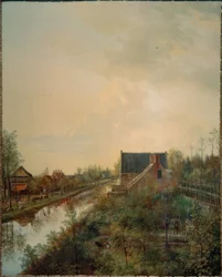 Ein Kanal bei Gravenland