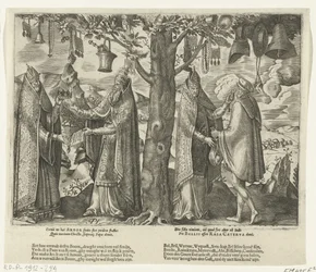 Baum der römischen Götzenanbetung, ca. 1570